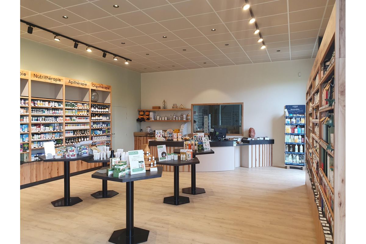 Eclairage d'un magasin de lunettes Forézien